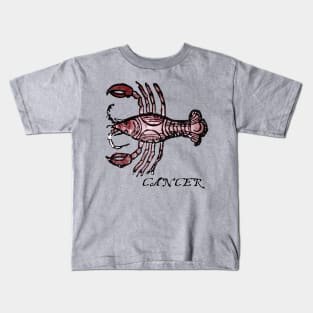 Cancer - Medieval Astrology: Kids T-Shirt